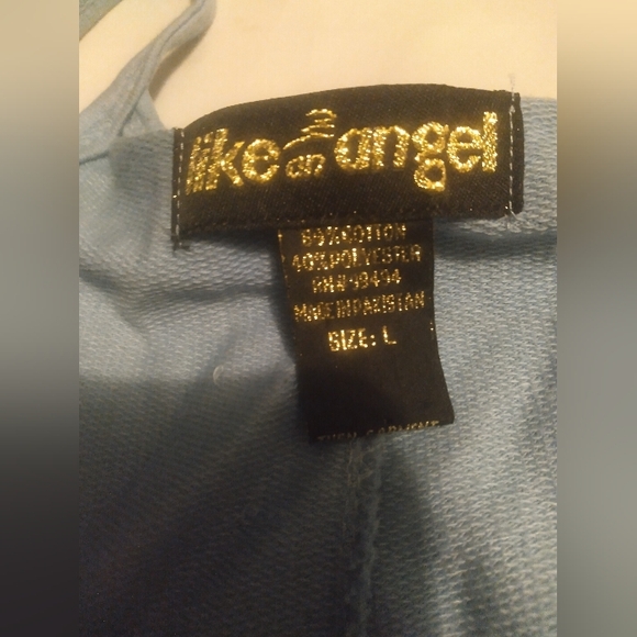 like an angel Pale Blue Spaghetti Strap Jumpsuit - Picture 4 of 6